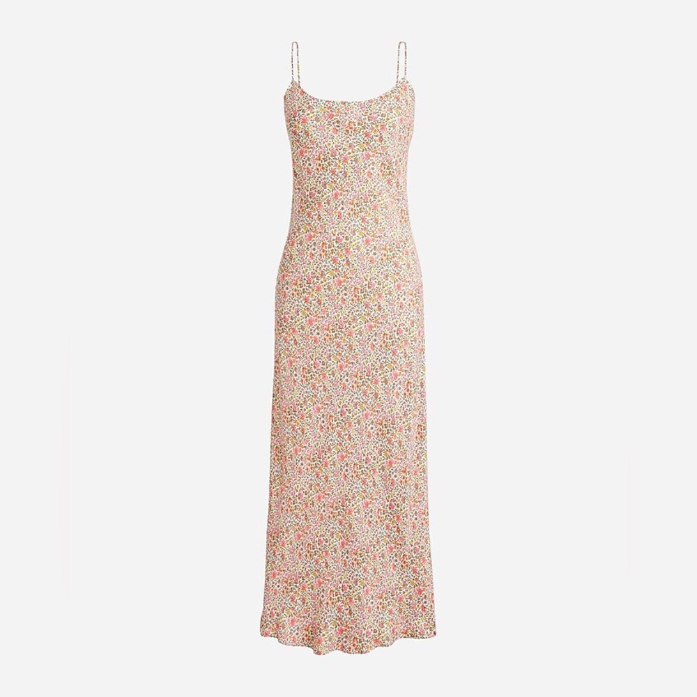 JCrew Gwyneth cupro-blend slip dress size 4